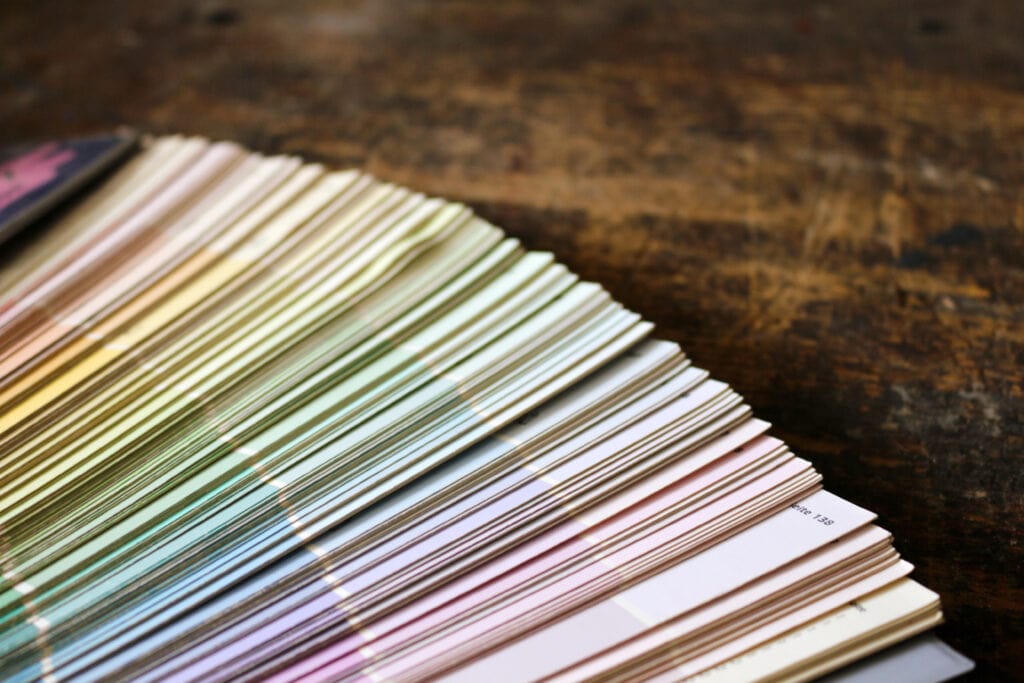 Farbpaletten und Materialien – Ockermüller & Franz GmbH Wien